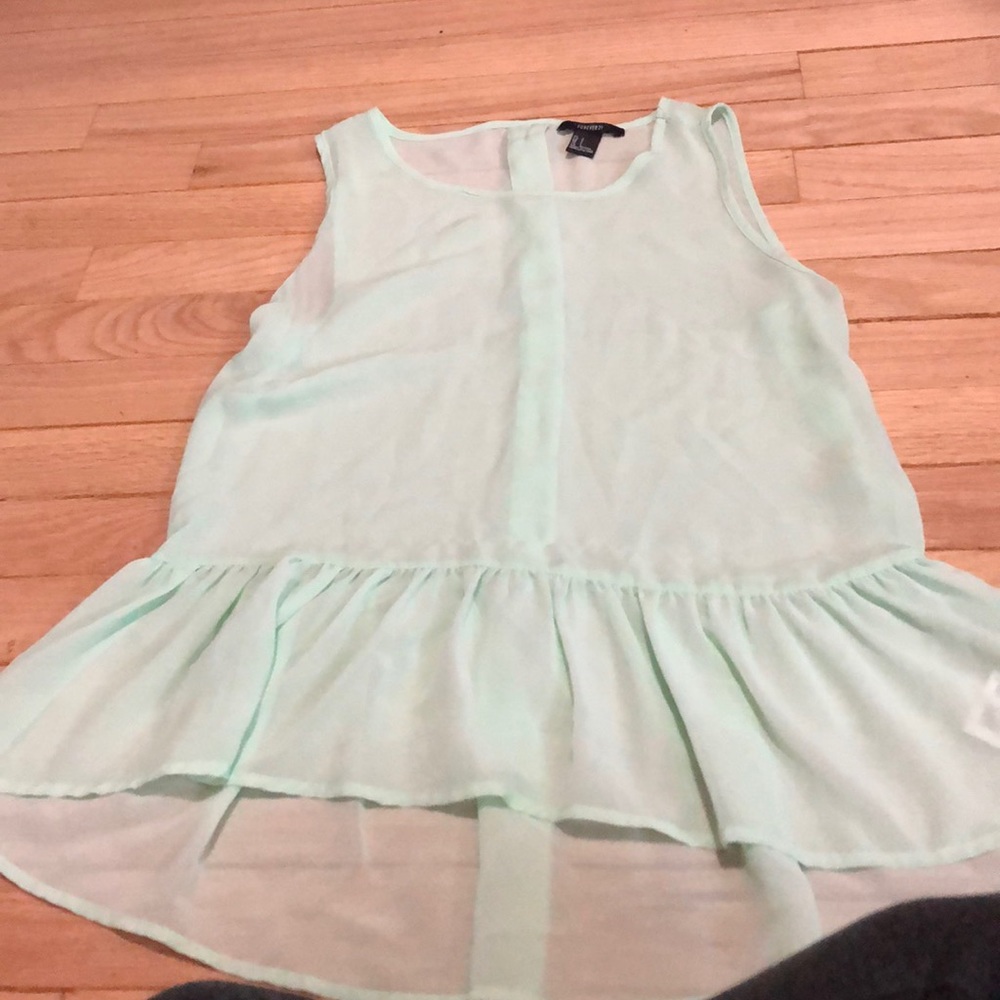 See through tank top blouse